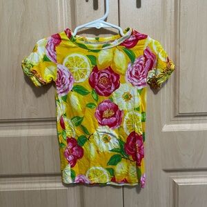 Posh Peanut Floral Toddler Pajama SET 2T